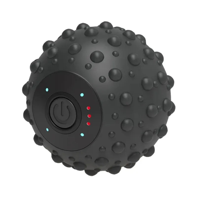 Vibrationsmassageball für Ganzkörpermassage | 4 Geschwindigkeiten & Wärmefunktion | Latexfreies Silikon, wiederaufladbar 6