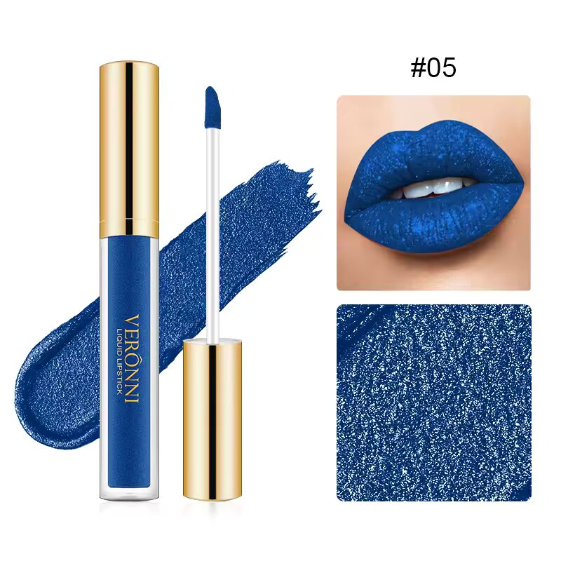 Liquid Lipstick Damen | Langanhaltender Glanz 12 Stunden ohne Abfärben | Mit Kamille & Sojaextrakt für gepflegte, weiche Lippen 5