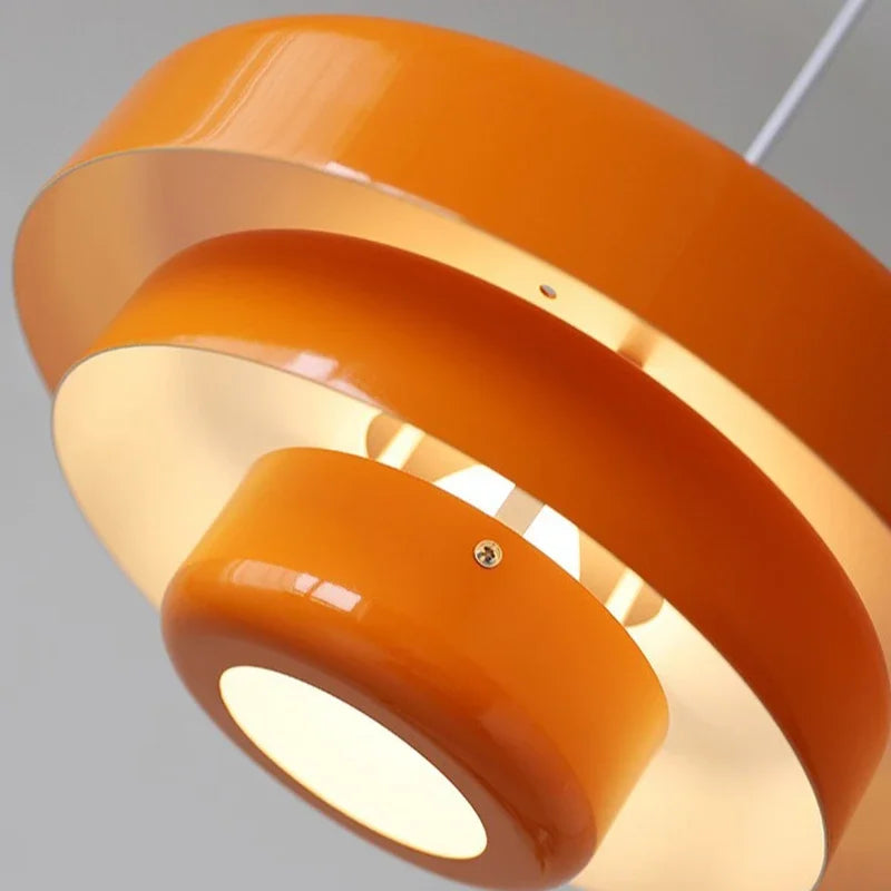 LED-Pendelleuchte Eisen Ø 35 cm, Höhe 21 cm | Geometrisch, 5 Farben wählbar | Warmweiss, Kaltweiss, Neutral, höhenverstellbar 4