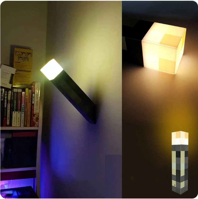 LuminexCore™ - Minecraft Stil Lampe