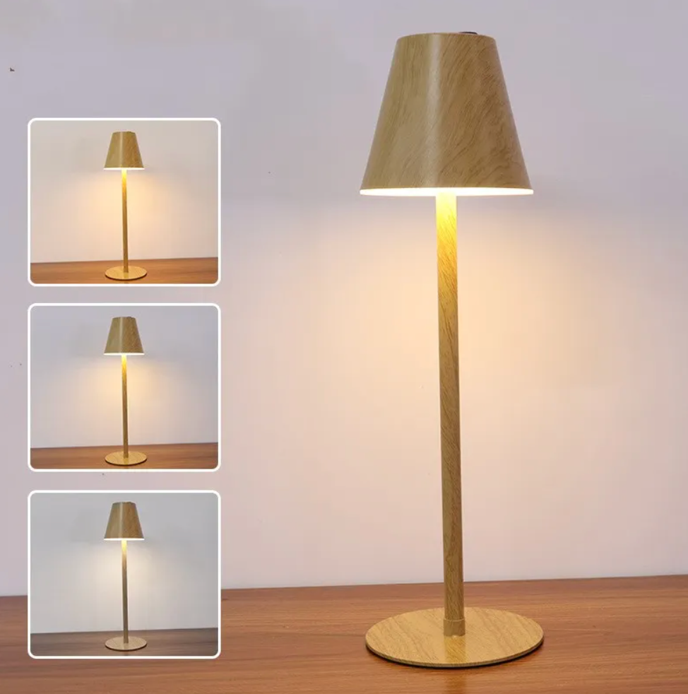 Kabellose Dimmbare LED Akku Tischlampe | Touch Bedienung, 3-Stufen Dimmfunktion | Wiederaufladbar für Wohnzimmer & Nachttisch 2