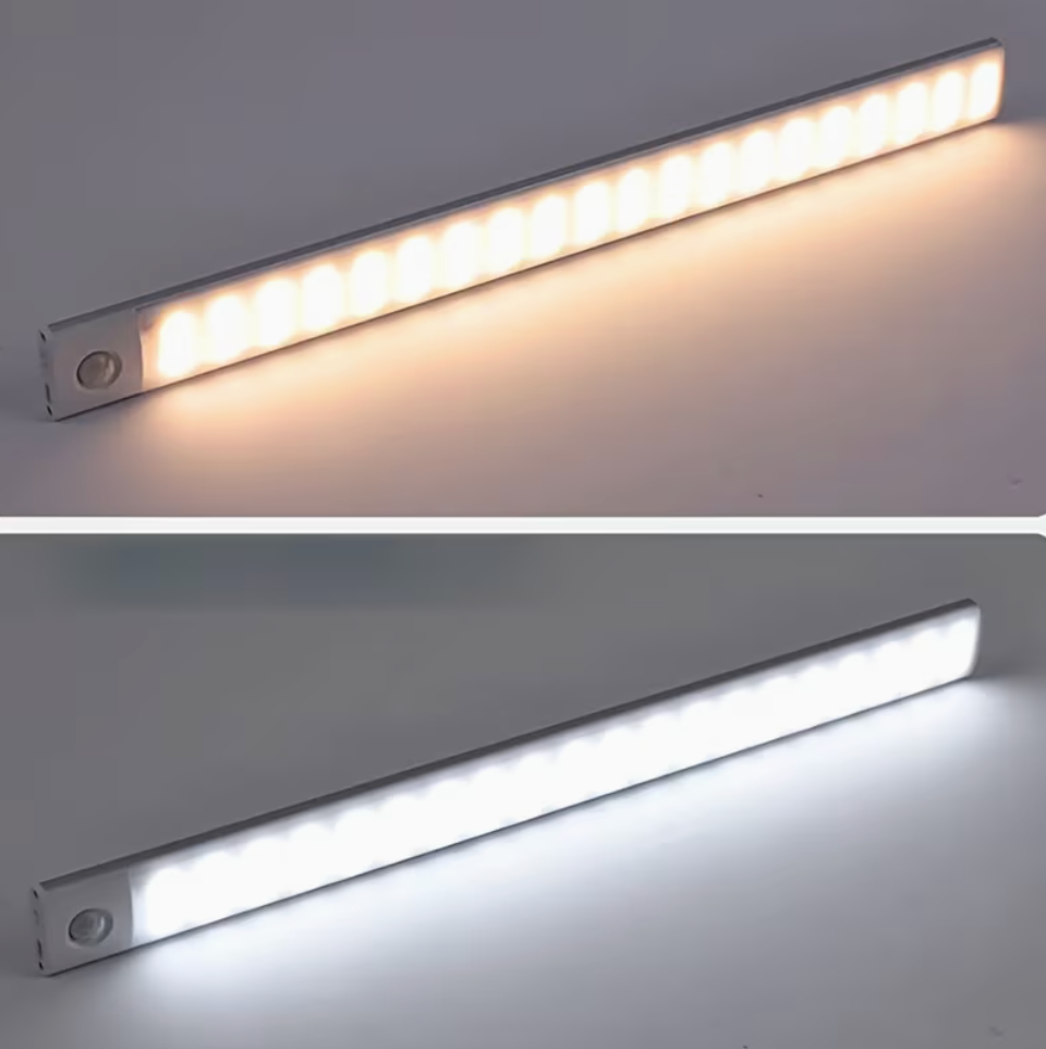 LED-Unterbauleuchte mit Bewegungsmelder | Kabellos, Dimmbar, 3 Lichtfarben | Akku bis 60 Tage, Magnetisch ohne Bohren 6