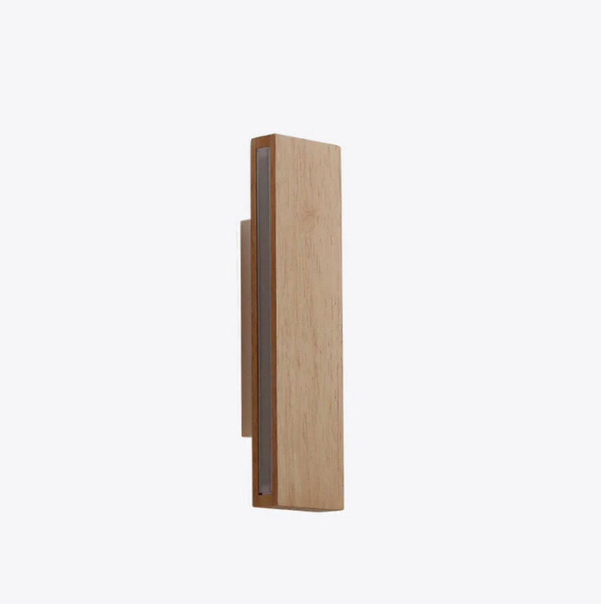 Holz-Wandleuchte mit LED-Lichtlinie | Massivholz, Montage in jeder Ausrichtung | Ideal für Schlafzimmer, Flur & Treppenhaus 6