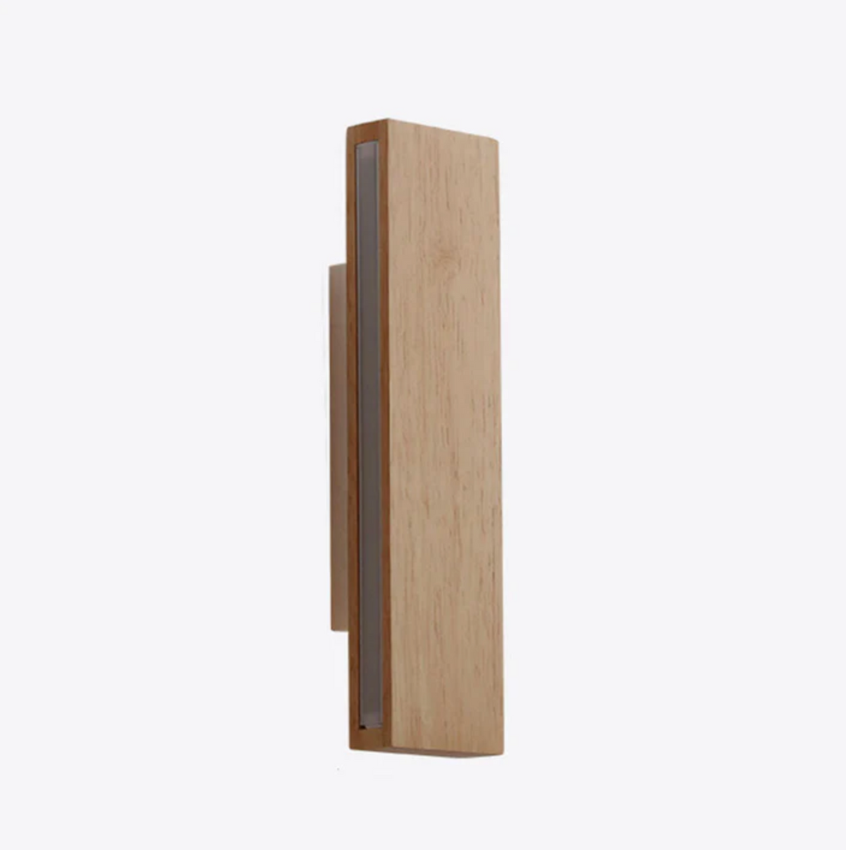 Holz-Wandleuchte mit LED-Lichtlinie | Massivholz, Montage in jeder Ausrichtung | Ideal für Schlafzimmer, Flur & Treppenhaus 7