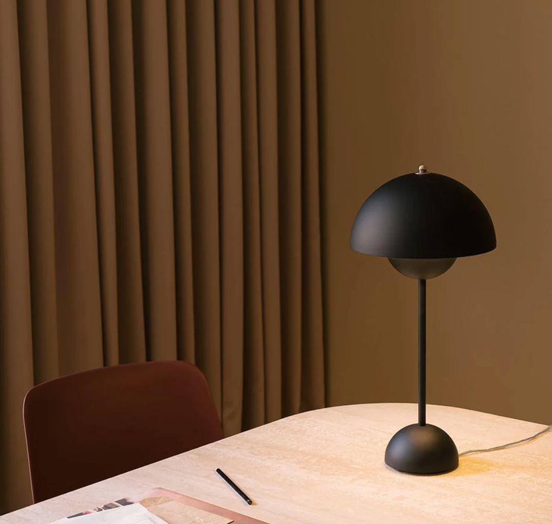 LED Tischlampe kabellos | Retro-Schirmdesign mit Touch-Dimmer und 3 Helligkeitsstufen | Akkubetrieben, warmweißes Licht 3000K 17
