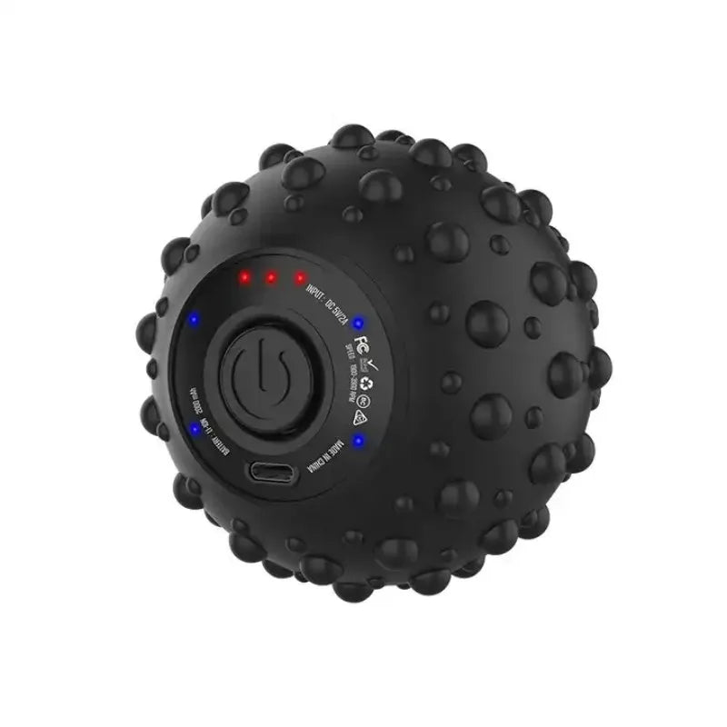 Vibrationsmassageball für Ganzkörpermassage | 4 Geschwindigkeiten & Wärmefunktion | Latexfreies Silikon, wiederaufladbar 1