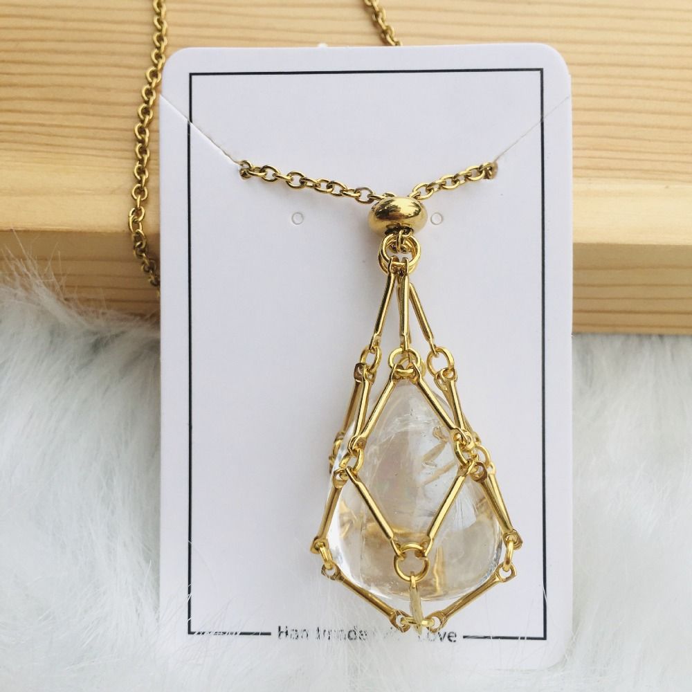 1+1 Gratis | DiamondAura - Auswechselbare Kristallstein-Halskette für strahlenden Stil und innere Harmonie