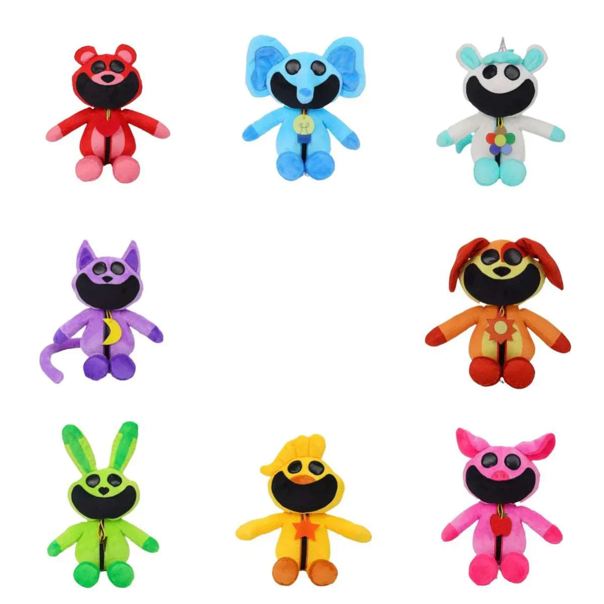 Plüschtier-Set | 8 verschiedene Tierfiguren aus weichem Plüsch | Ideal zum Sammeln, Kuscheln und für unterwegs 1