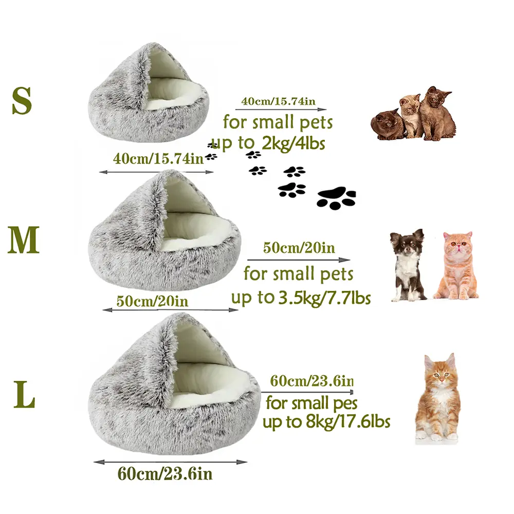 PawsSnuggy™ – Beruhigendes Haustierbett gegen Angstzustände