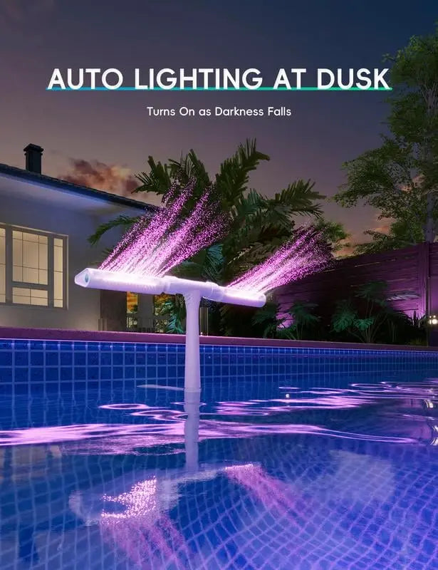 PoolFountainFun™ – Solar-LED-Poolfontäne
