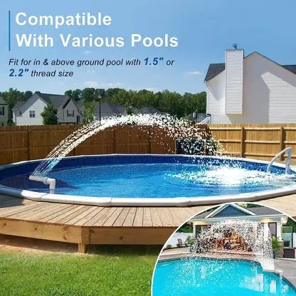 PoolFountainFun™ – Solar-LED-Poolfontäne