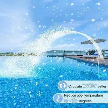 PoolFountainFun™ – Solar-LED-Poolfontäne
