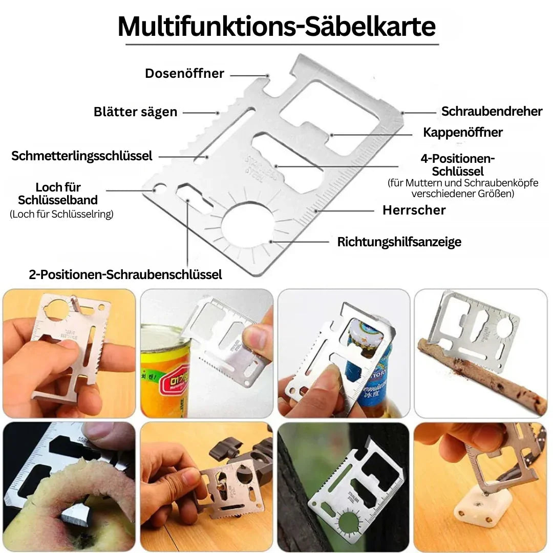 Notfall- und Survival-Set 38-teilig | Molle-kompatible Tasche, wasserfest | Ideal für Camping, Wandern und Notfälle 3