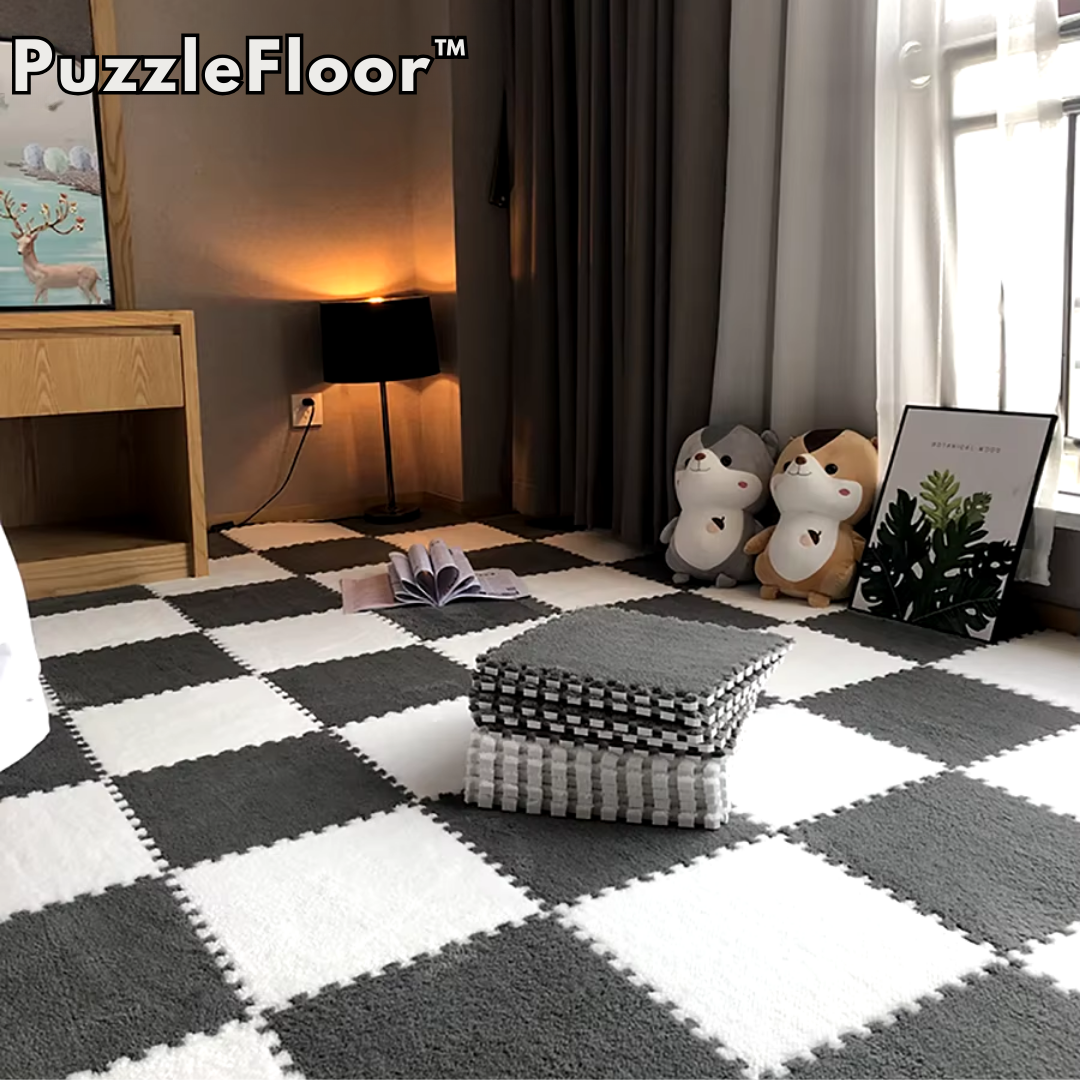 FloorPuzzler™ – Ineinandergreifende Schaumstoff-Spielmatte