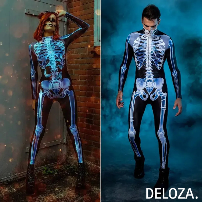 SuitSkuller™ – Realistischer Röntgen-Skelett-Bodysuit