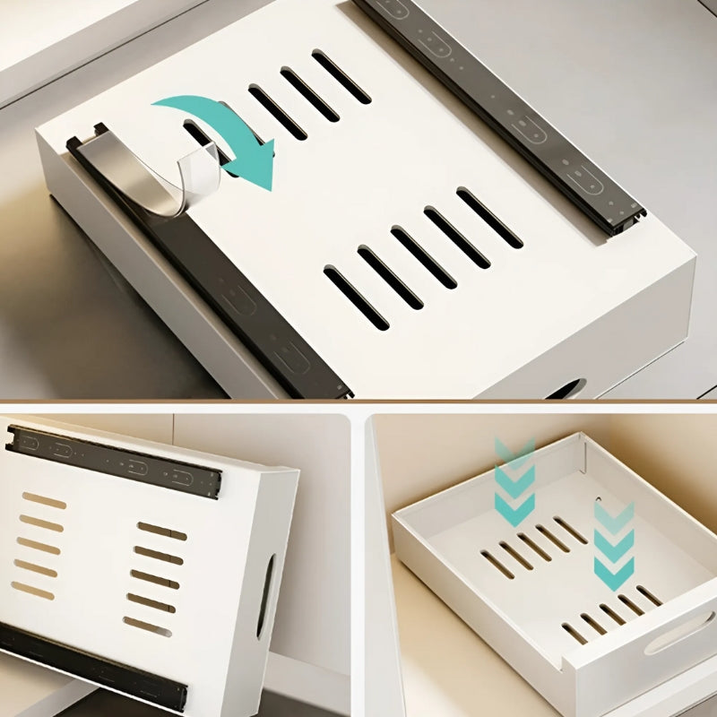 LuxeDraw™ – Verstellbarer Küchenorganizer mit integrierter Schublade