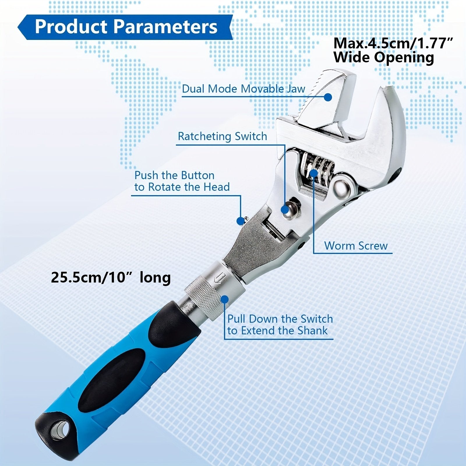 MultiWrenchy™ – Verstellbarer Klappschlüssel