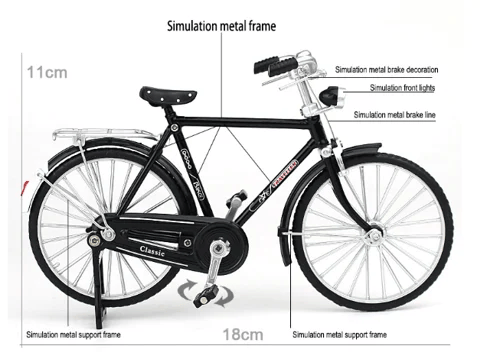 BicycleGift™ – Miniatur-Fahrradmodell zum Selberbauen für Fahrradfans