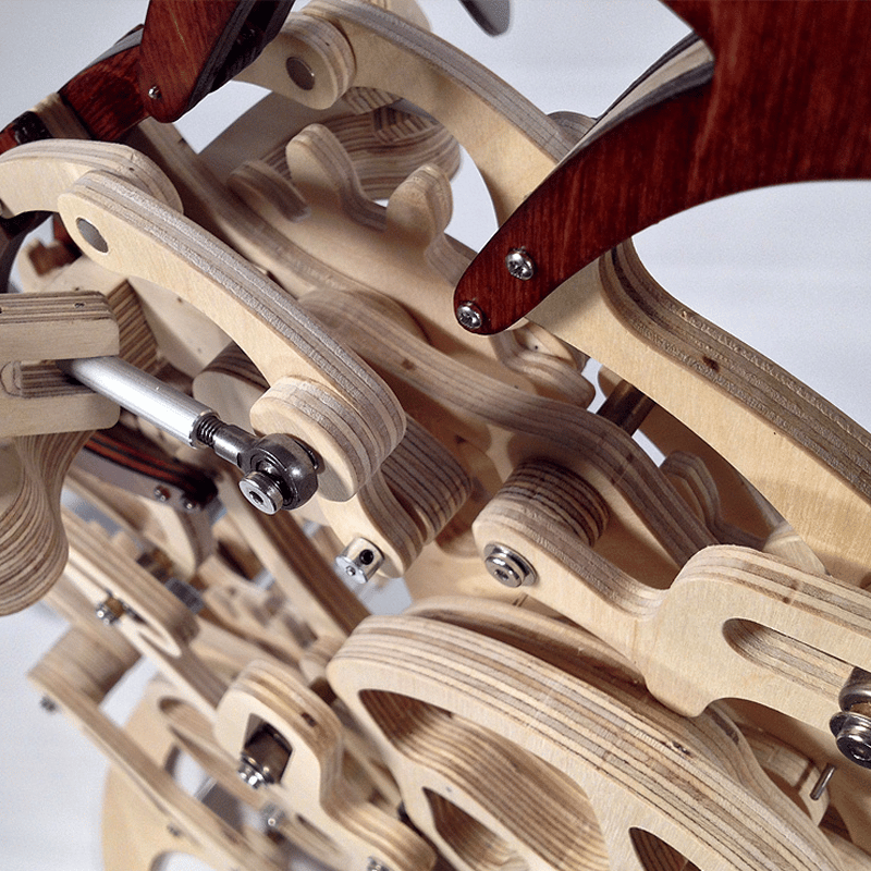 MotionPuzzle™ - Bauen und genießen Sie ein 3D-Holzpuzzle zum Selbermachen