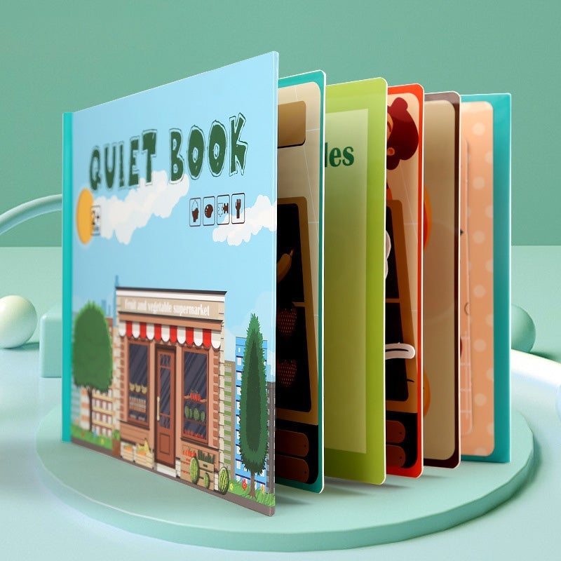 Booky™ - Beschäftigtes Buch für Kinder zur Entwicklung von Lernfähigkeiten