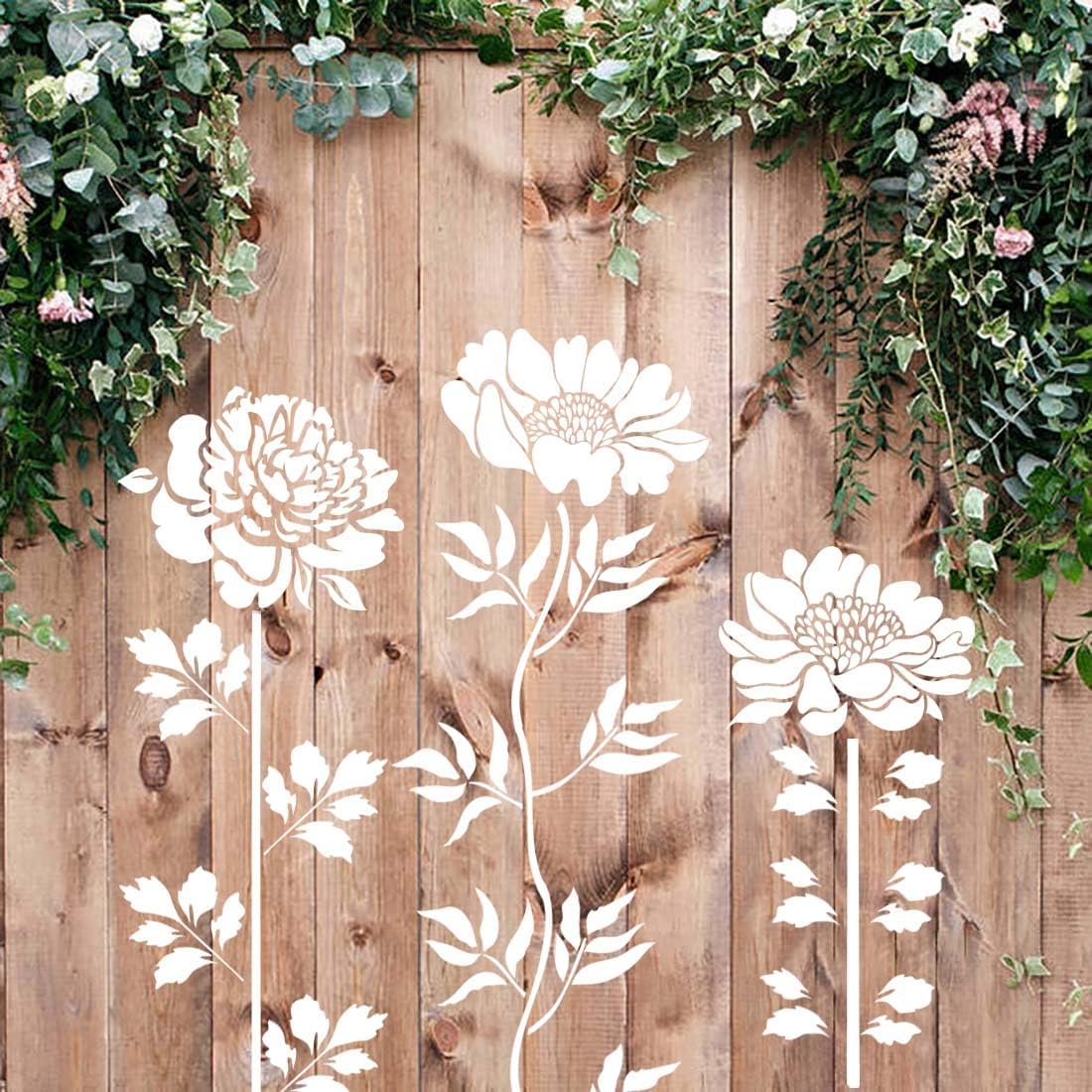 PaintBlossom™ – DIY-Blumenwandschablonen-Set für die Dekoration von Haus und Garten