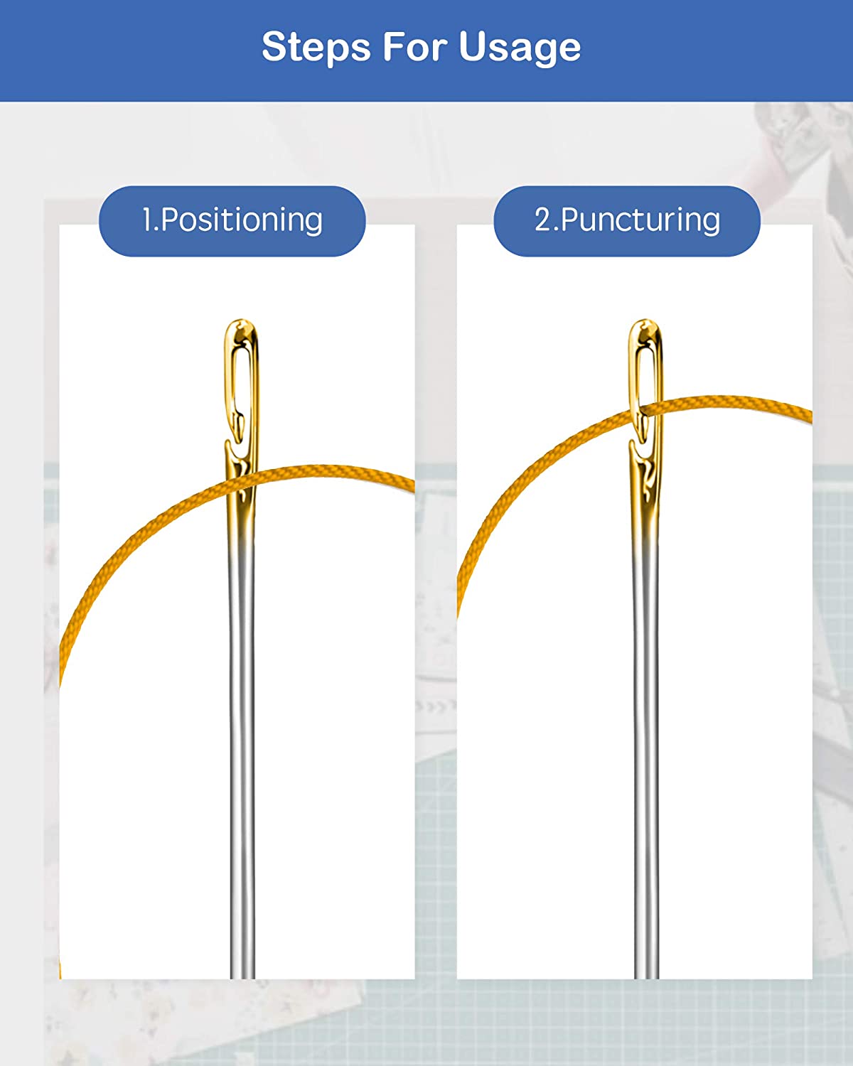 SewKit™ – Mühelos selbst einfädelnde Nadeln für schnelles und einfaches Nähen