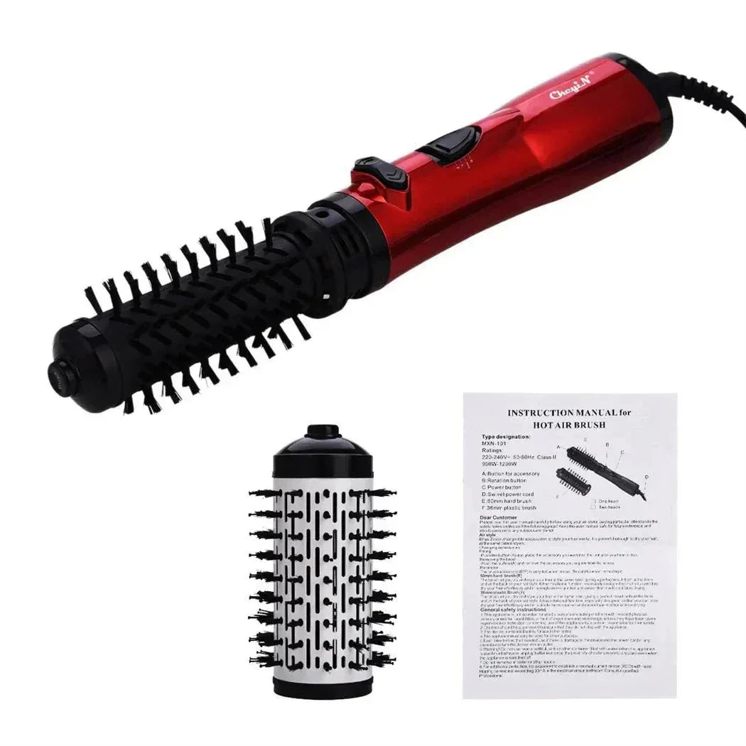 AirGlam - Brosse ronde ionique et coiffeur à rotation automatique | RONDOR - Rondor
