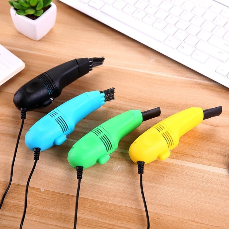 Mini-USB-Staubsauger für Tastatur | Kabellos ohne Batterien, 2 Reinigungsmodi | 70 g kompakt für Laptop, Kamera & Handy 3