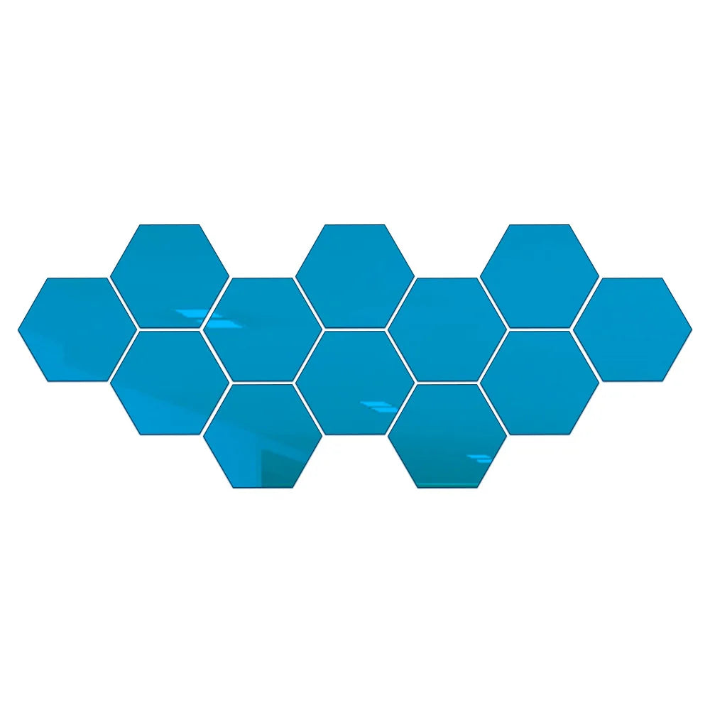 HexSpiegel™ – Elegante sechseckige Spiegelaufkleber