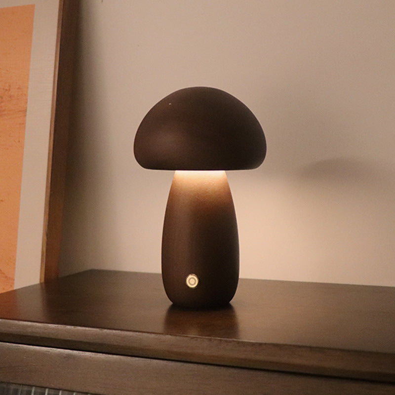 Shroomy™ - Kabellose LED-Holzpilzlampe