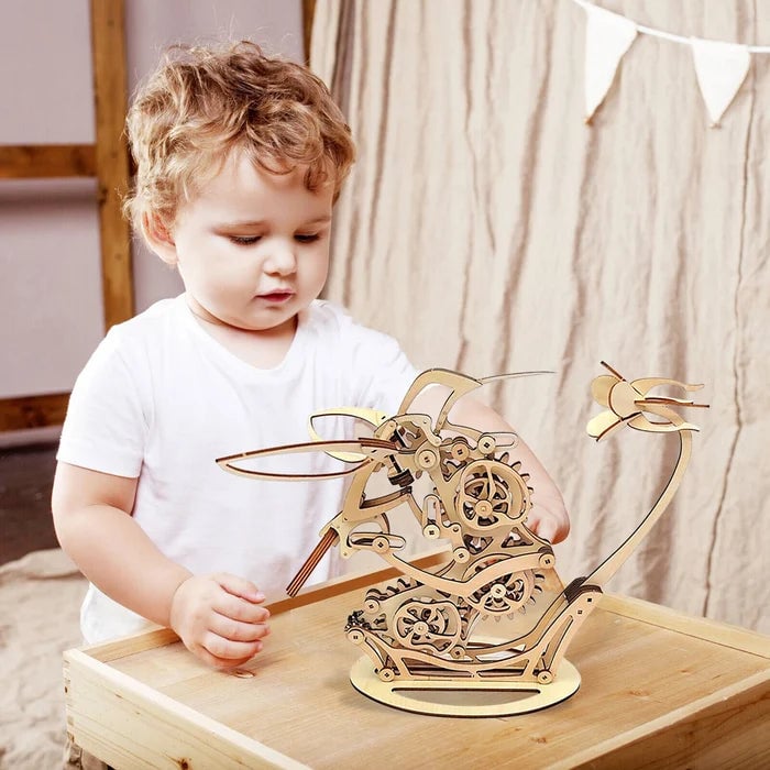 MotionPuzzle™ - Bauen und genießen Sie ein 3D-Holzpuzzle zum Selbermachen