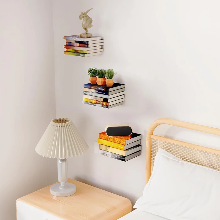 Booksy™ – Unsichtbares schwebendes Bücherregal