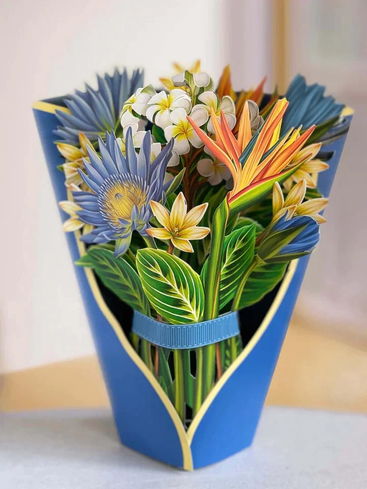 BlossomCard™ – Pop-up-Blumensträuße aus Papier