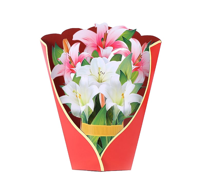 BlossomCard™ – Pop-up-Blumensträuße aus Papier