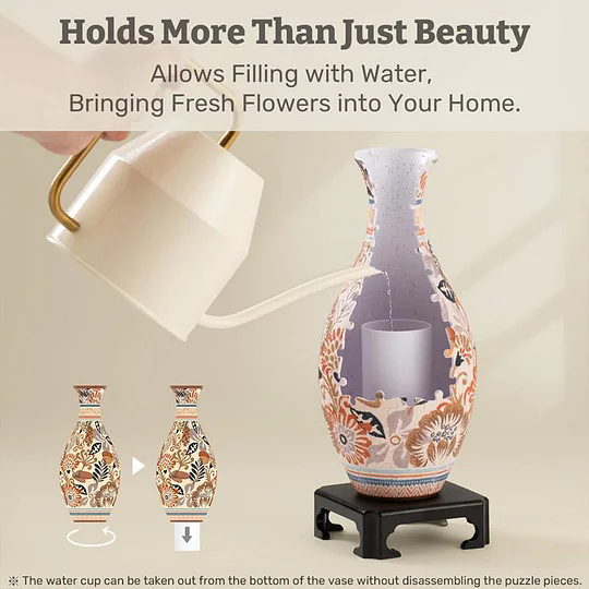 VasePure™ – Puzzle-Blumenvase, die echtes Wasser fasst
