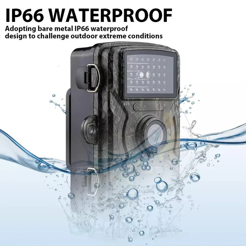 Wildkamera Nachtsicht Outdoor | 16 MP Foto & 1080p HD Video, 0,7s Auslöser | 38 Infrarot-LEDs, IP66 wasserdicht, -20°C bis 60°C 9