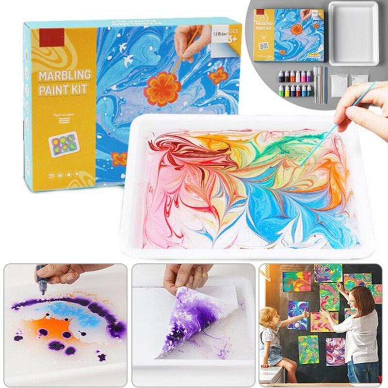 MarblingSet™ - Entfalten Sie Ihre Kreativität mit dem Aquarell-Marmorierset