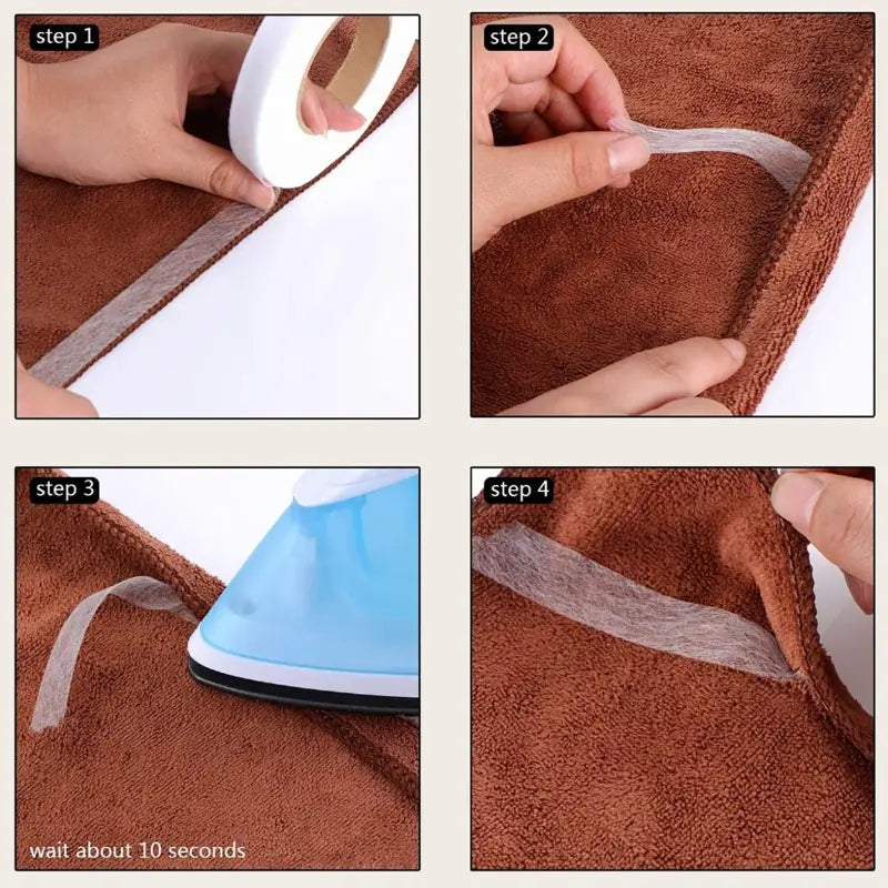2+1 Gratis | DripFix – Aufbügelbares Saumband zum Aufbügeln ohne Nähen