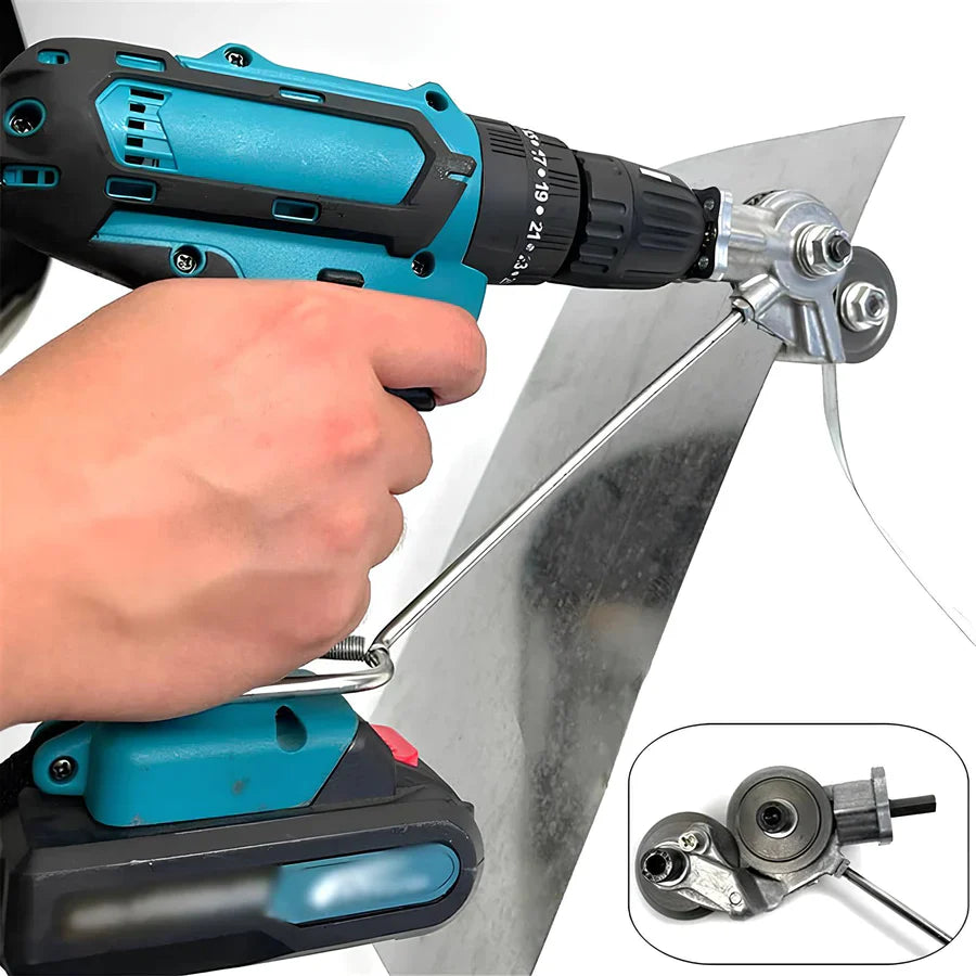 DrillCut™ - Elektrische Bohrerblechschere