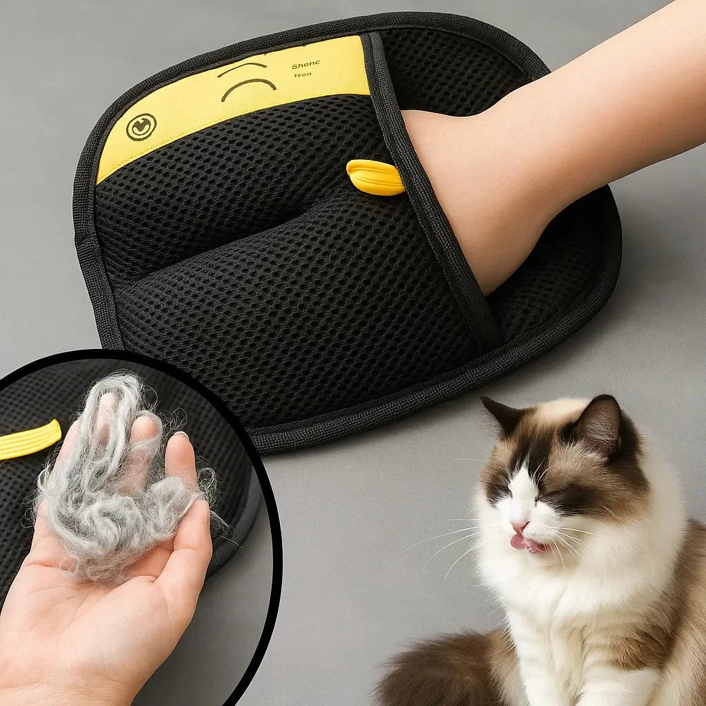 CatzNinja™ – Elektrostatische Handschuhe zum Entfernen von Tierhaaren