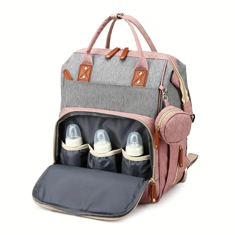 Wickelrucksack Damen | 2in1 mit Wickelbett 5