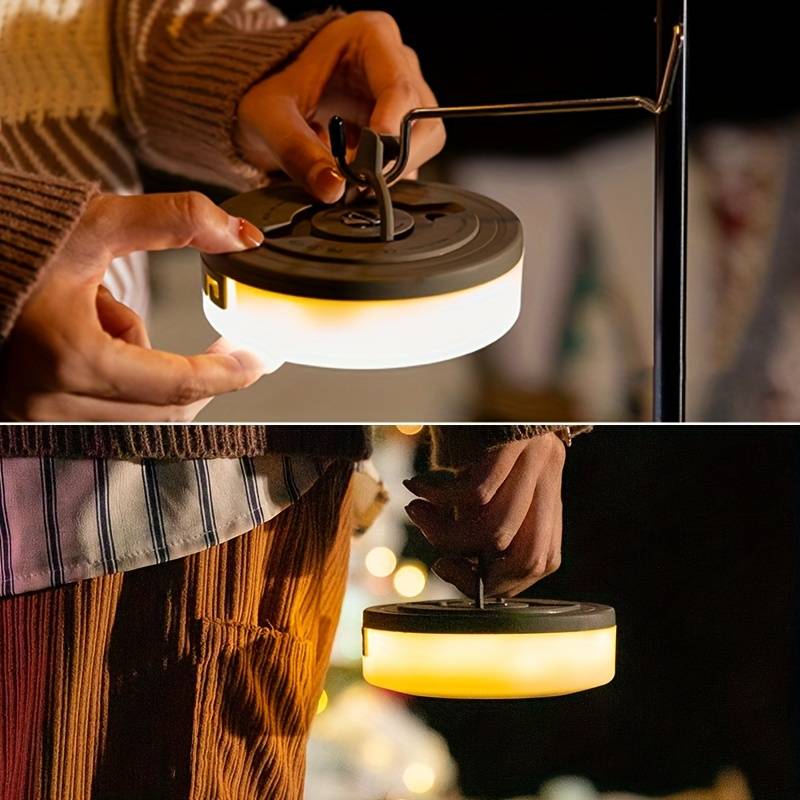 LED-Lichterkette 10 m mit 100 LEDs | USB wiederaufladbar, IP65 wasserdicht | 8 Lichtmodi für Camping, Garten & Balkon 9