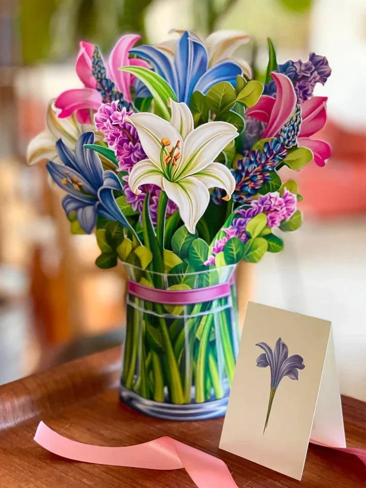 BlossomCard™ – Pop-up-Blumensträuße aus Papier