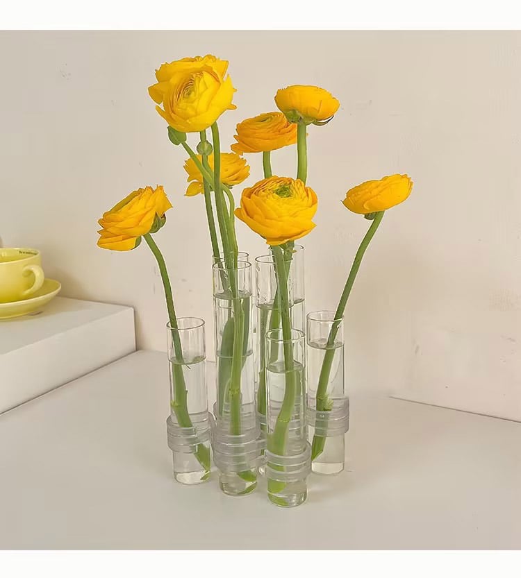 FlowerFasy™ – Flexible, aufklappbare Blumenvase für DIY-Blumendisplays