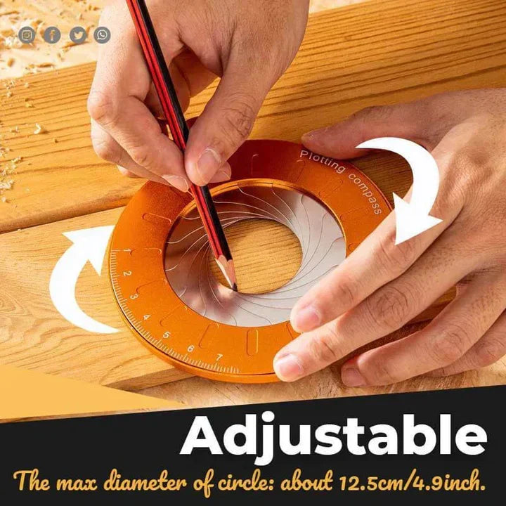 CircleStretch™ – Präzises, anpassbares Kreiszeichenwerkzeug für Künstler und Designer