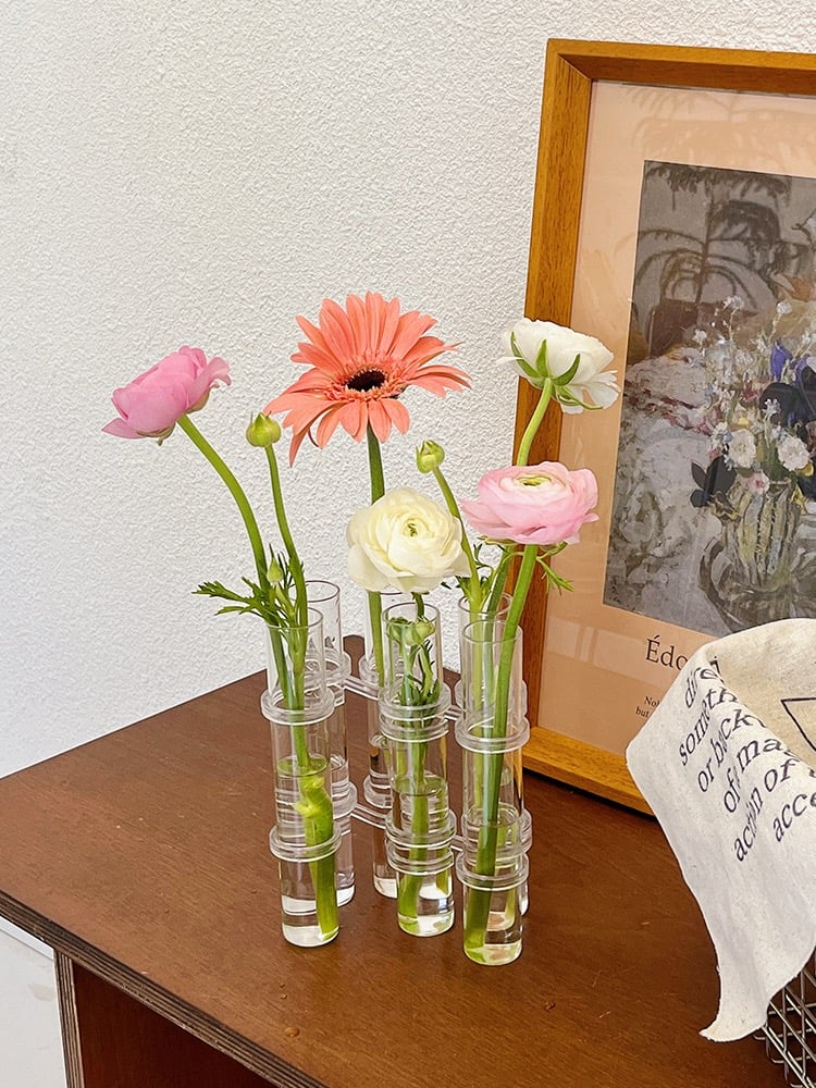 FlowerFasy™ – Flexible, aufklappbare Blumenvase für DIY-Blumendisplays