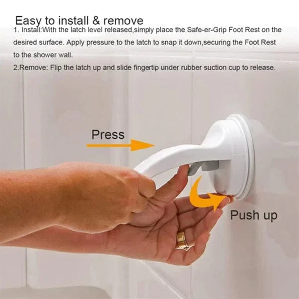 FootSupport™ - Duschfußstütze für die Wandmontage