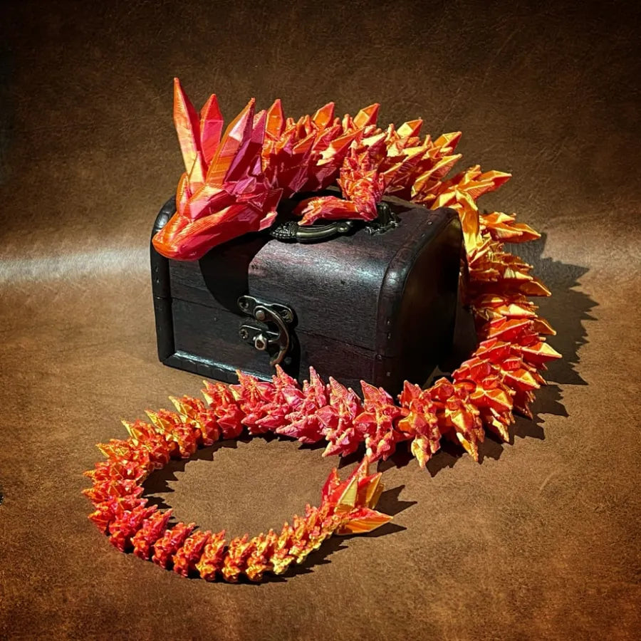 Dragy™ - 3D-gedruckter, gelenkiger Kristalldrache