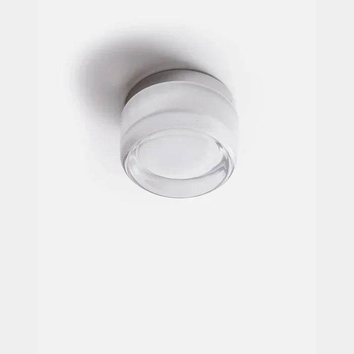LED-Wandleuchte Acryl Aluminium 7.5 x 13.5 cm | Weiss, Bernstein, Rauchgrau | Warmweisses Licht, Wand- und Deckenmontage 14