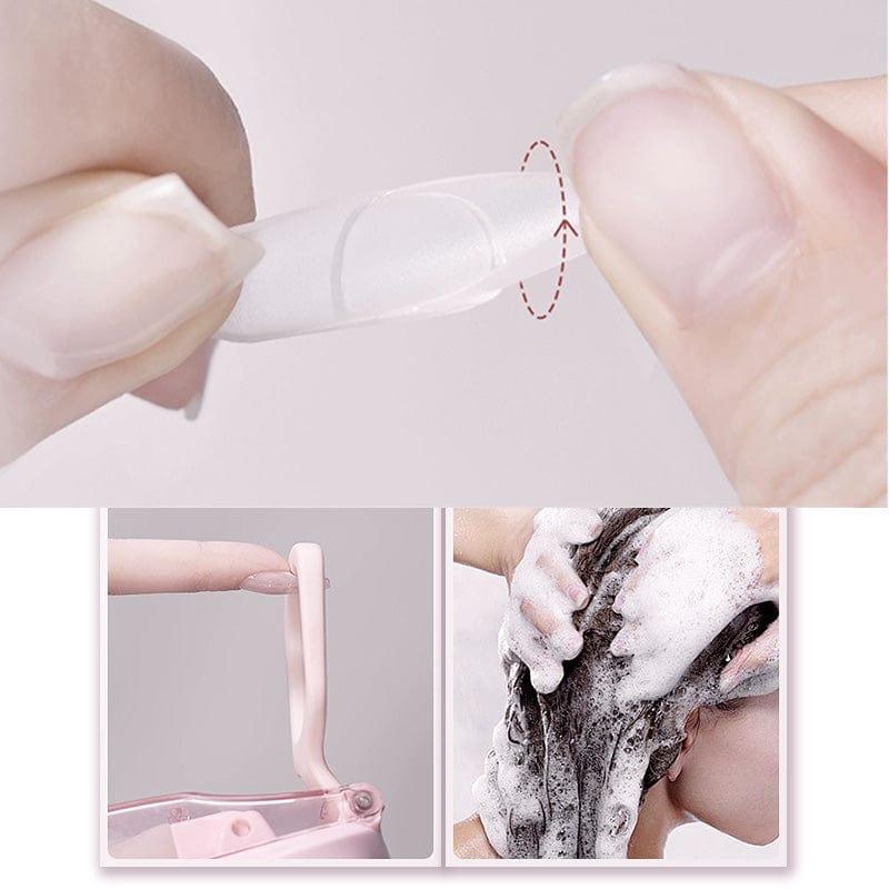 Elektrische Nagelfräse 3in1 Maniküre Nail Art mit mehreren Aufsätzen